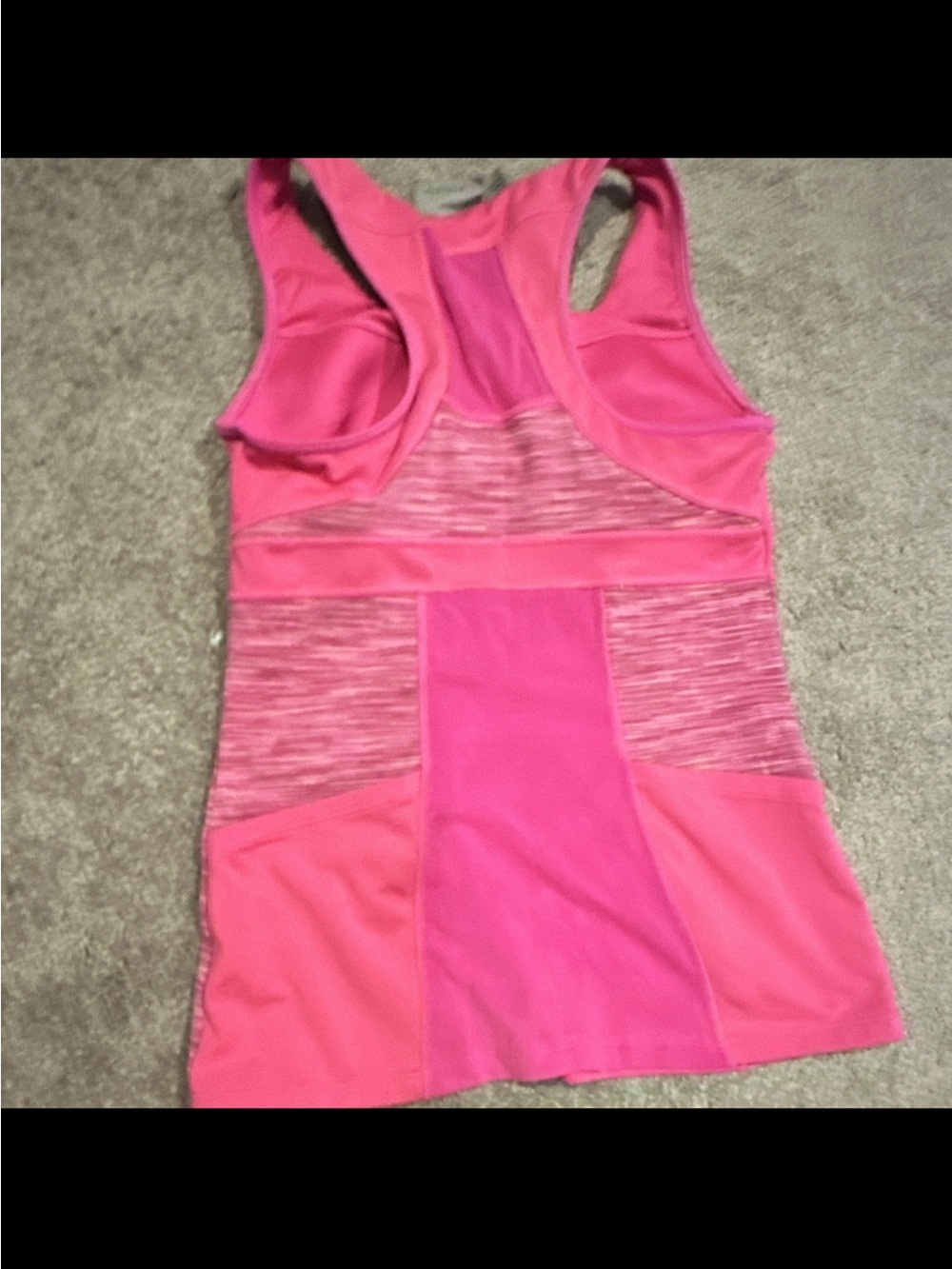 Athleta Hot Pink Racerback Performance Tank - Picture 2 of 4